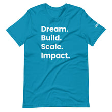 Load image into Gallery viewer, Dream. Build. Scale. Impact. Limited Edition T-Shirt