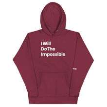 Load image into Gallery viewer, I Will Do The Impossible Limited Edition Unisex Hoodie
